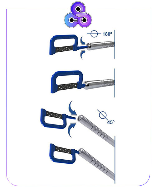 دسته مخصوص اره/سمبادهMIR HANDLE (تک عددی) میکرودنت