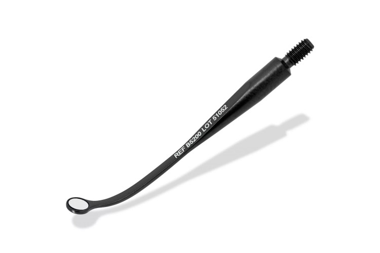 BLACK MICROflex rhodium,Ø3mm & Ø5mm