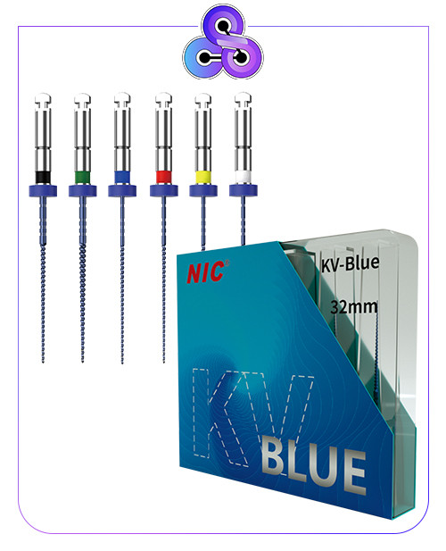 فایل روتاری بلو 25mm KV 2% برند NIC