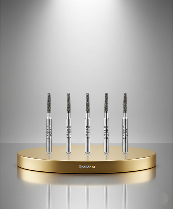فرز الماسه پرداخت زرد ROUND END TAPER8 50 بسته پنج عددی (K.V.H)
