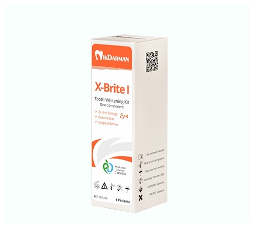 کیت بلیچینگ تک جرئی22%، دو سرنگ3میل(7.5گرم)+ژل ضدحساسیت+ژل محافظ لثه نیک درمان