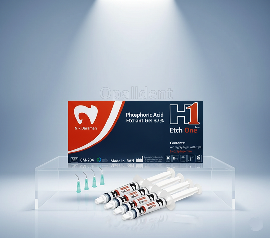 ژل اسید اچ37درصد، دارایBAC،چهار سرنگ3میلی لیتر نیک درمان