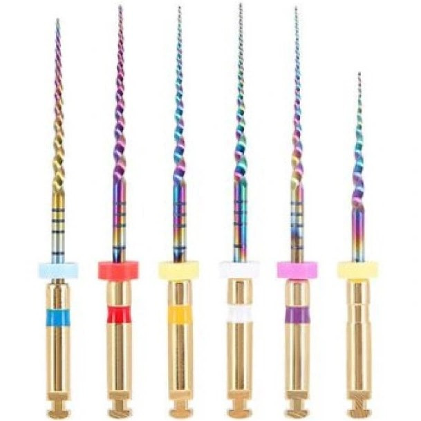 فایل روتاری آسورت رنگینکمانی 25mm ریکسی