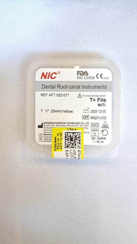 پث فایل روتاری گلد 2% / 17 25mm (T+FILE) NIC