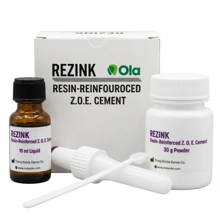 سمان زینک اکساید-اوژنول (ZOE) تقویت شده با رزین