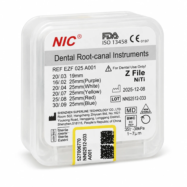 فایل روتاری Z کاربری آسان گلد (25mm) NIC