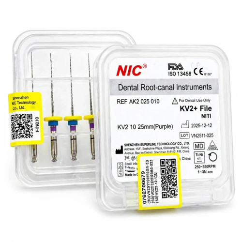 فایل روتاری طلایی مدل KV2+ تیپر ثابت 2% NIC