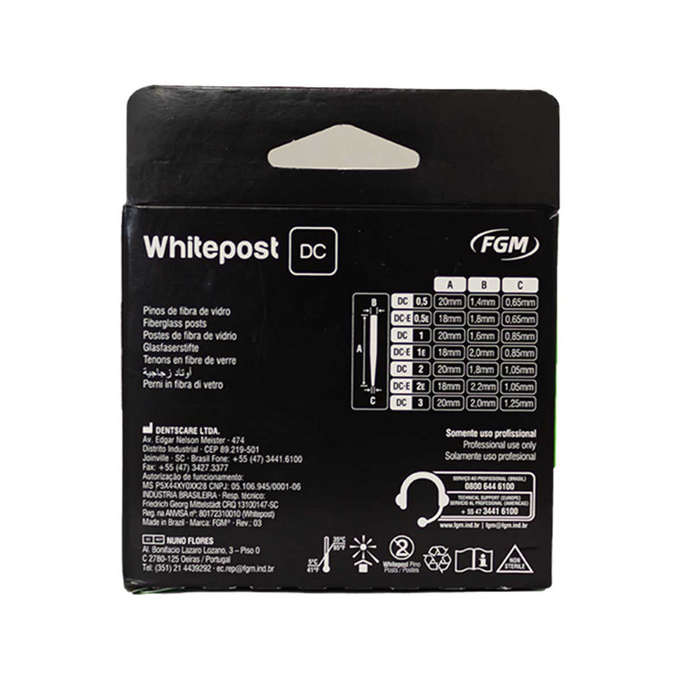 پست فایبر گلاس (5عددی) FGM Whitepost DC