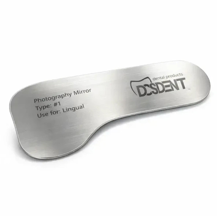 آینه عکاسی دندانپزشکی استیل یکطرفه شماره 1 DDS Dent