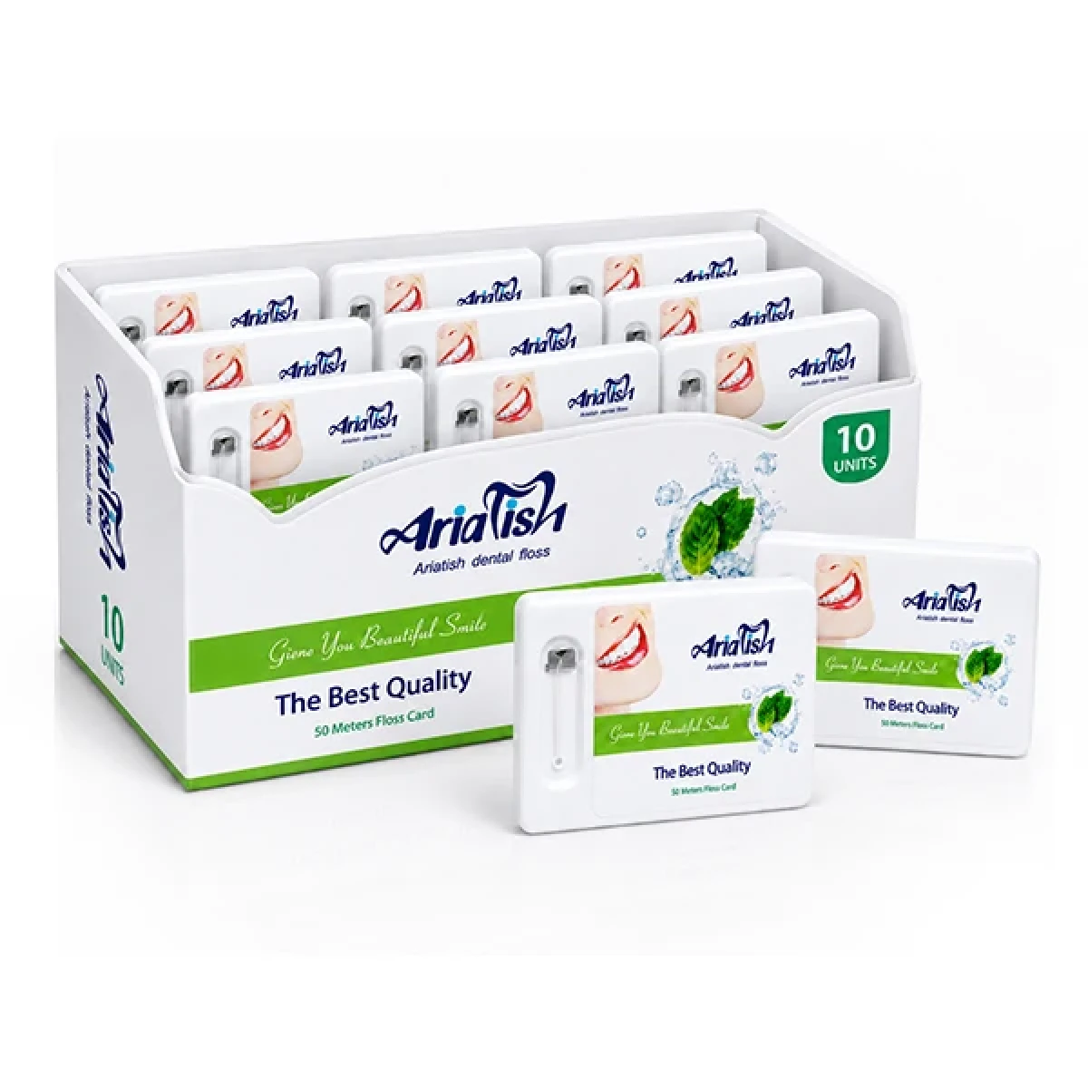 نخ دندان کارتی (مسافرتی) - بسته 10 عددی