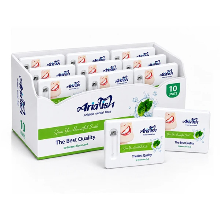 نخ دندان کارتی (مسافرتی) - بسته 10 عددی